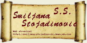 Smiljana Stojadinović vizit kartica